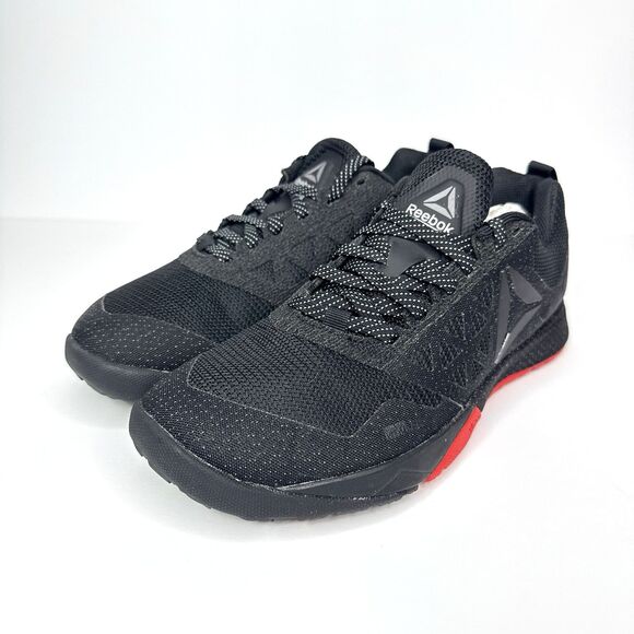 Reebok CrossFit Nano 6.0 CVRT Womens 7 Covert Black Riot Red Kevlar AR3400 NEW - Picture 1 of 12